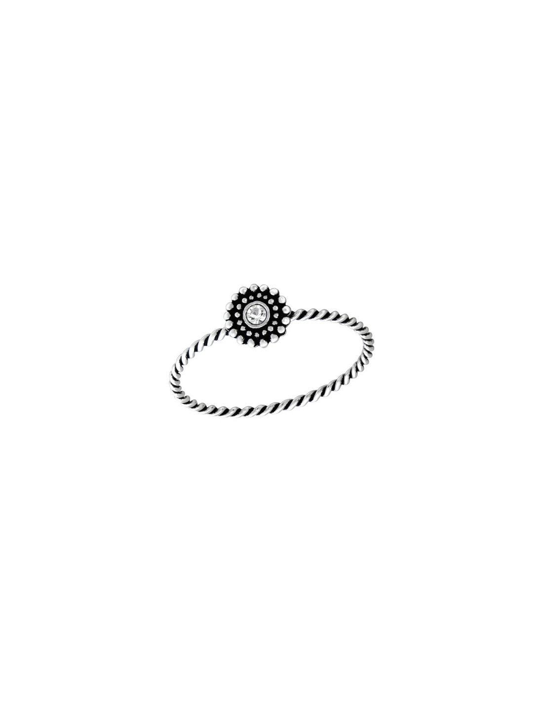 Anillo de plata 925 Flower Talla  7