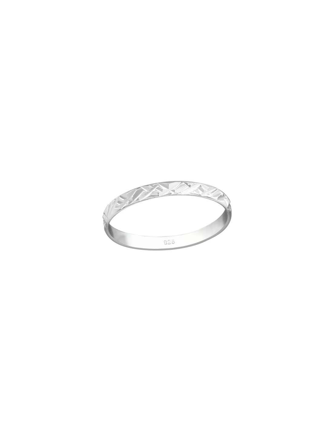 Anillo de plata 925 Patterned Talla  7