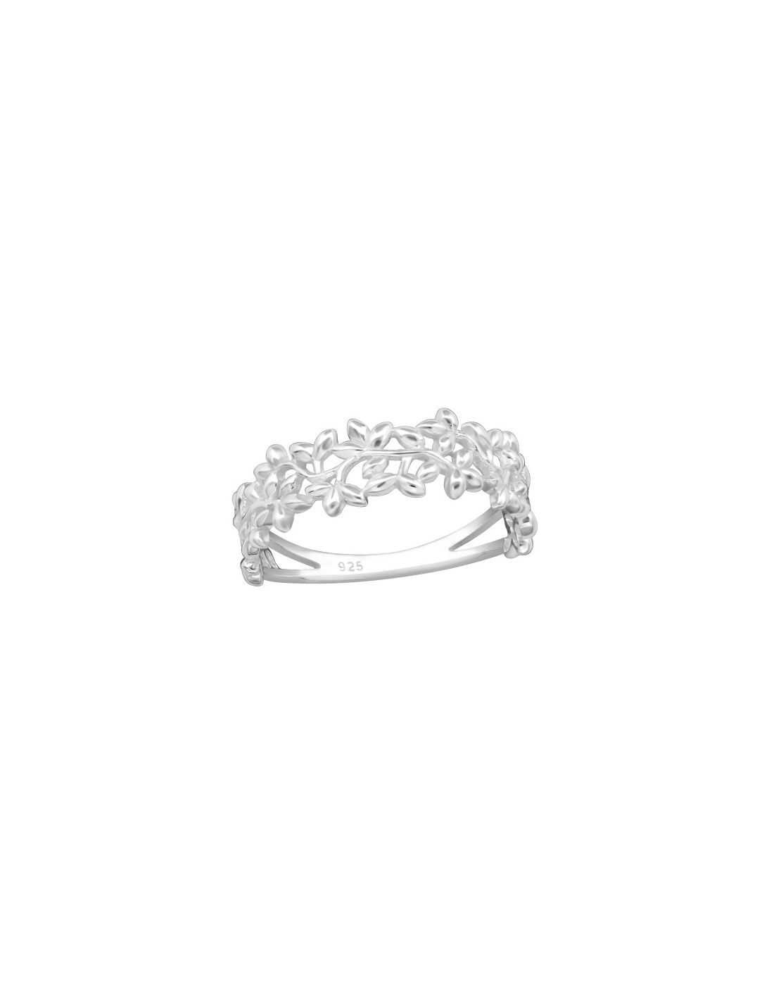 Anillo de plata 925 Flower Talla  8
