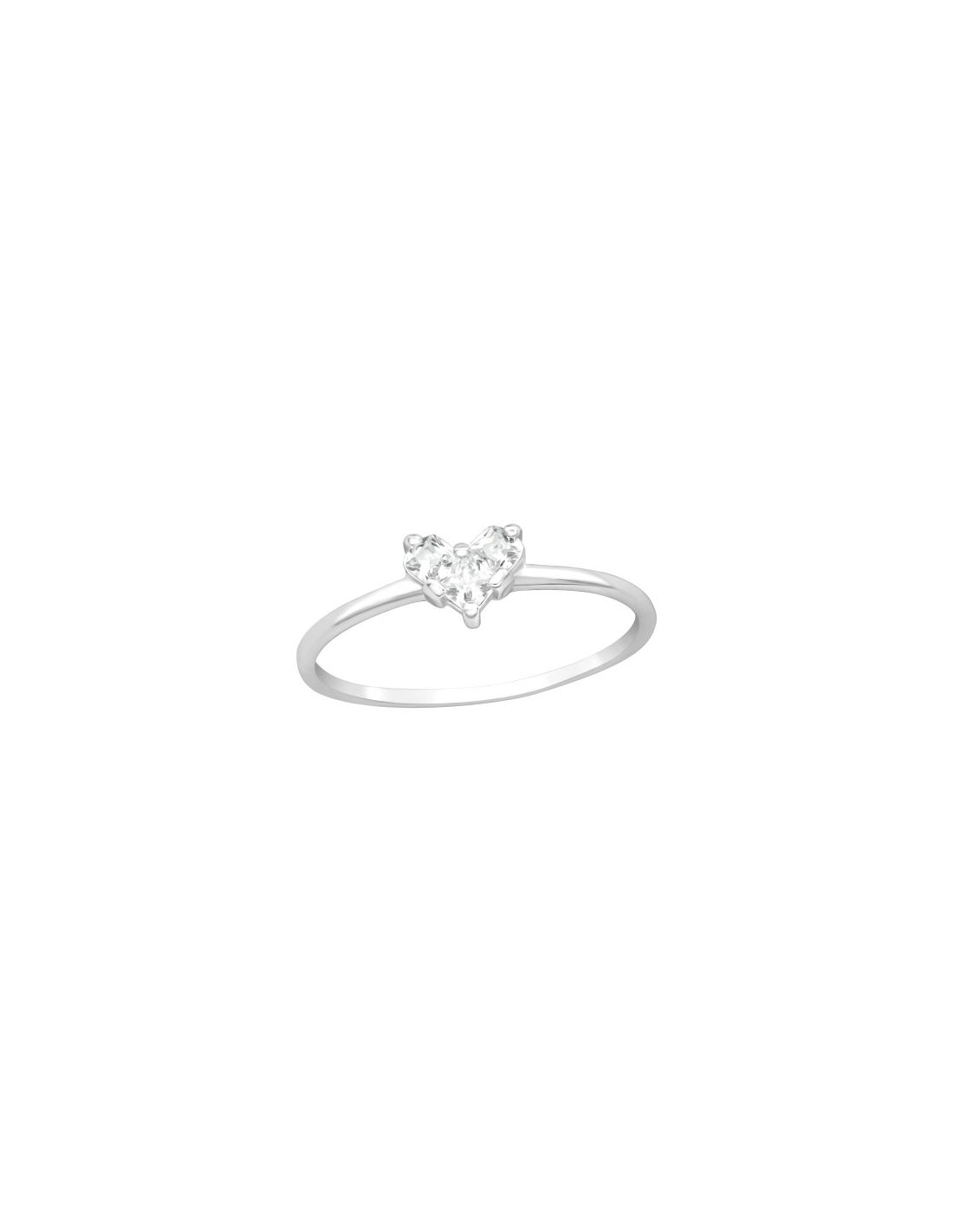 Anillo de plata 925 Heart Talla  5