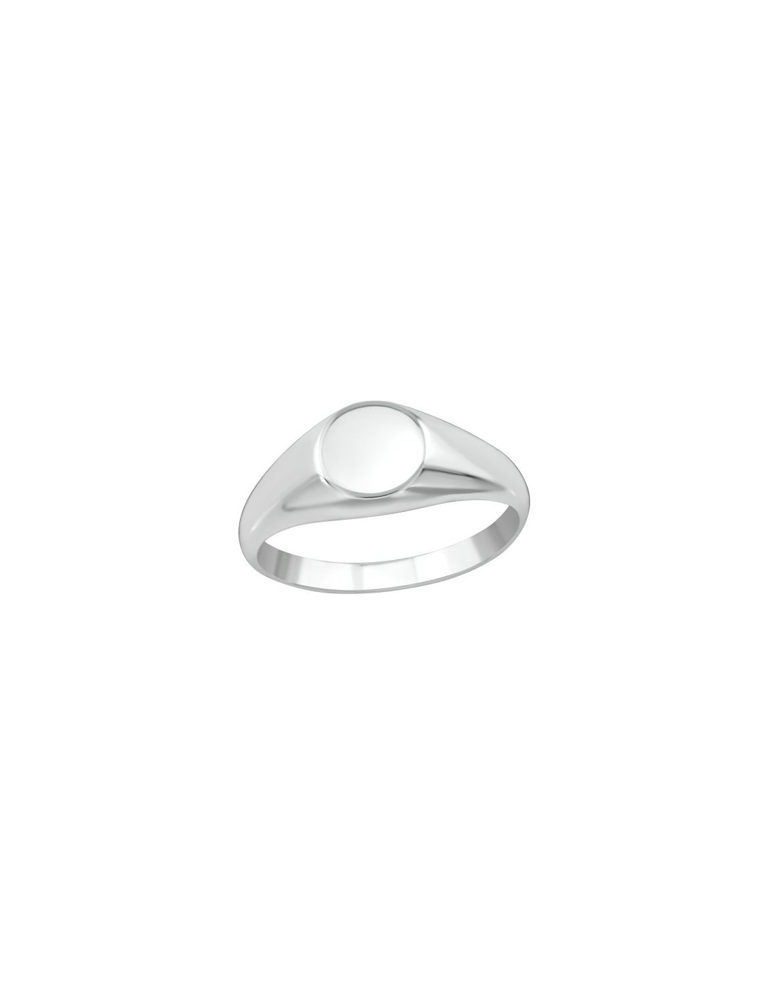 Anillo de plata 925 Round Signet...