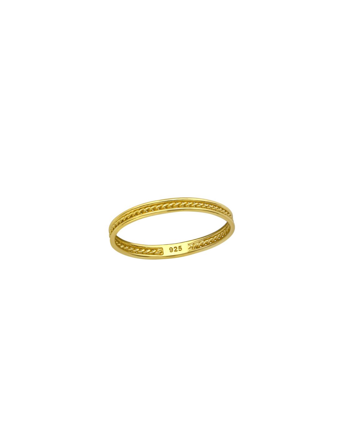 Anillo de plata 925 Rope Talla  6