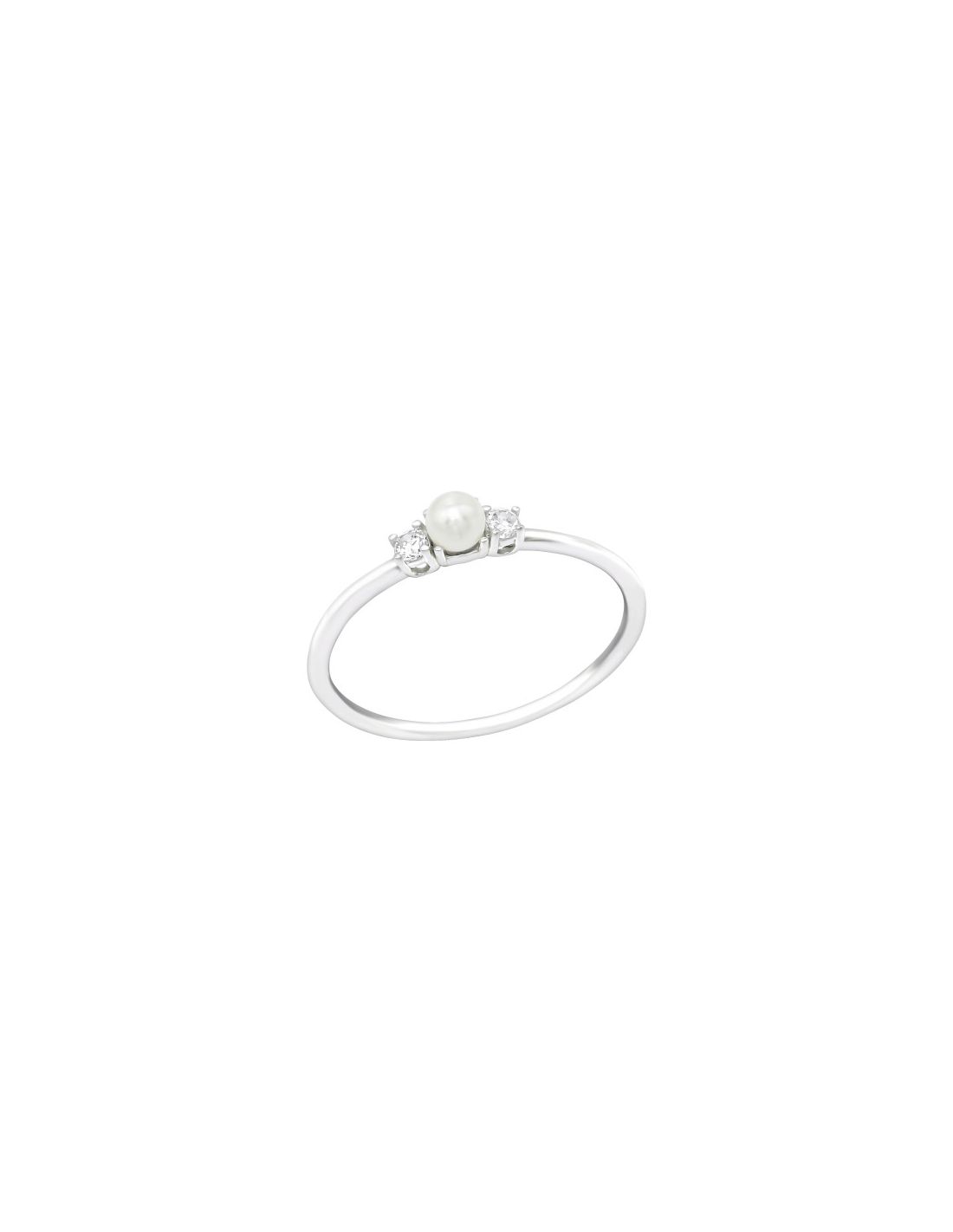 Anillo de plata 925 Double Stone...