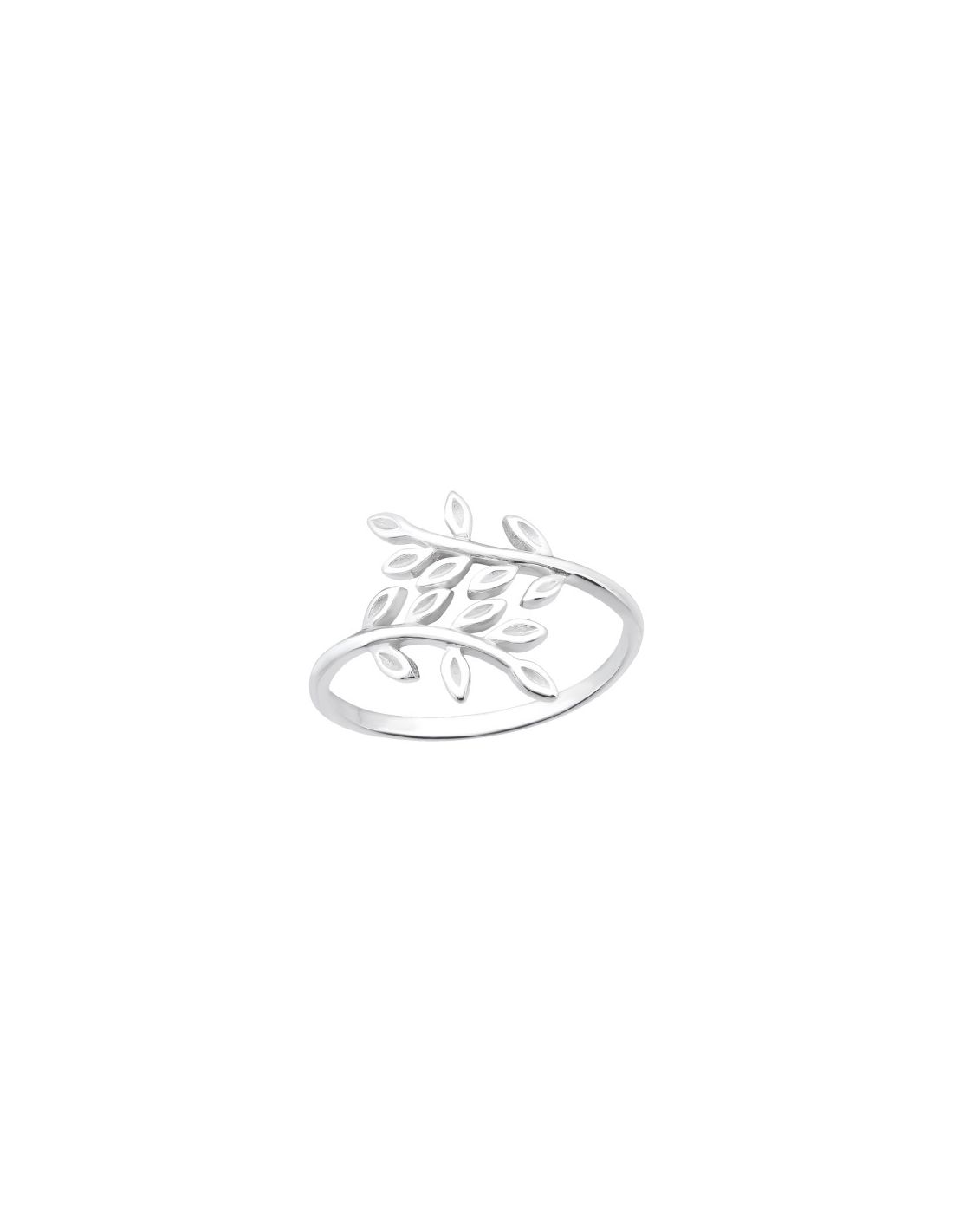Anillo de plata 925 Olive Leaf Talla  8