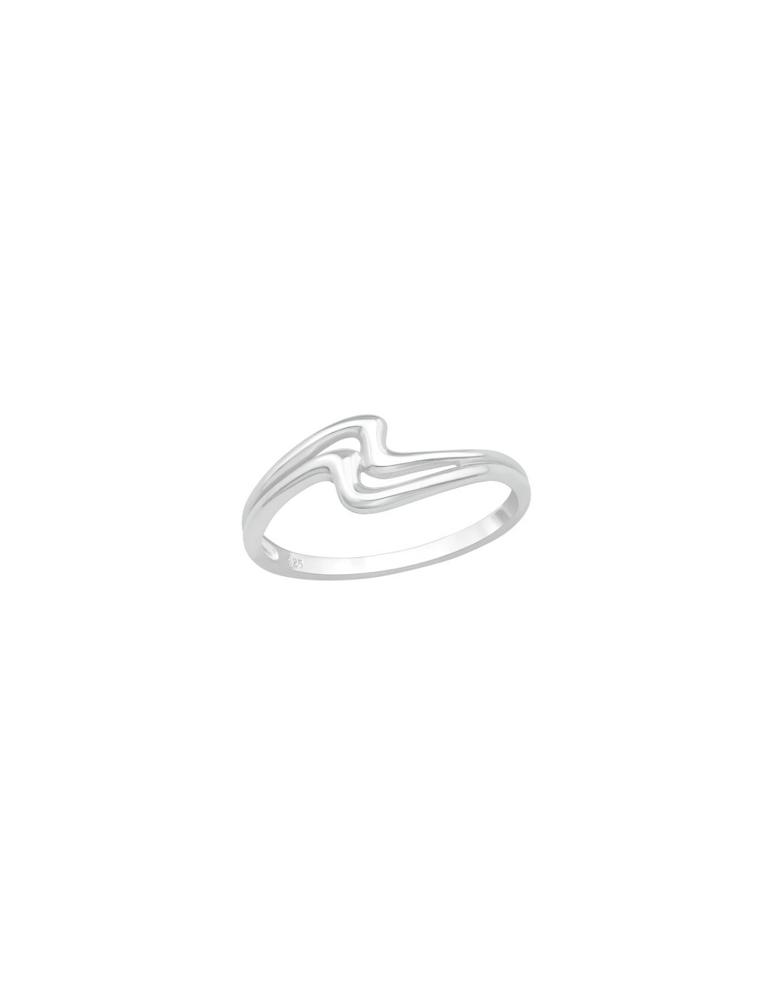 Anillo de plata 925 Wave Talla  5.5