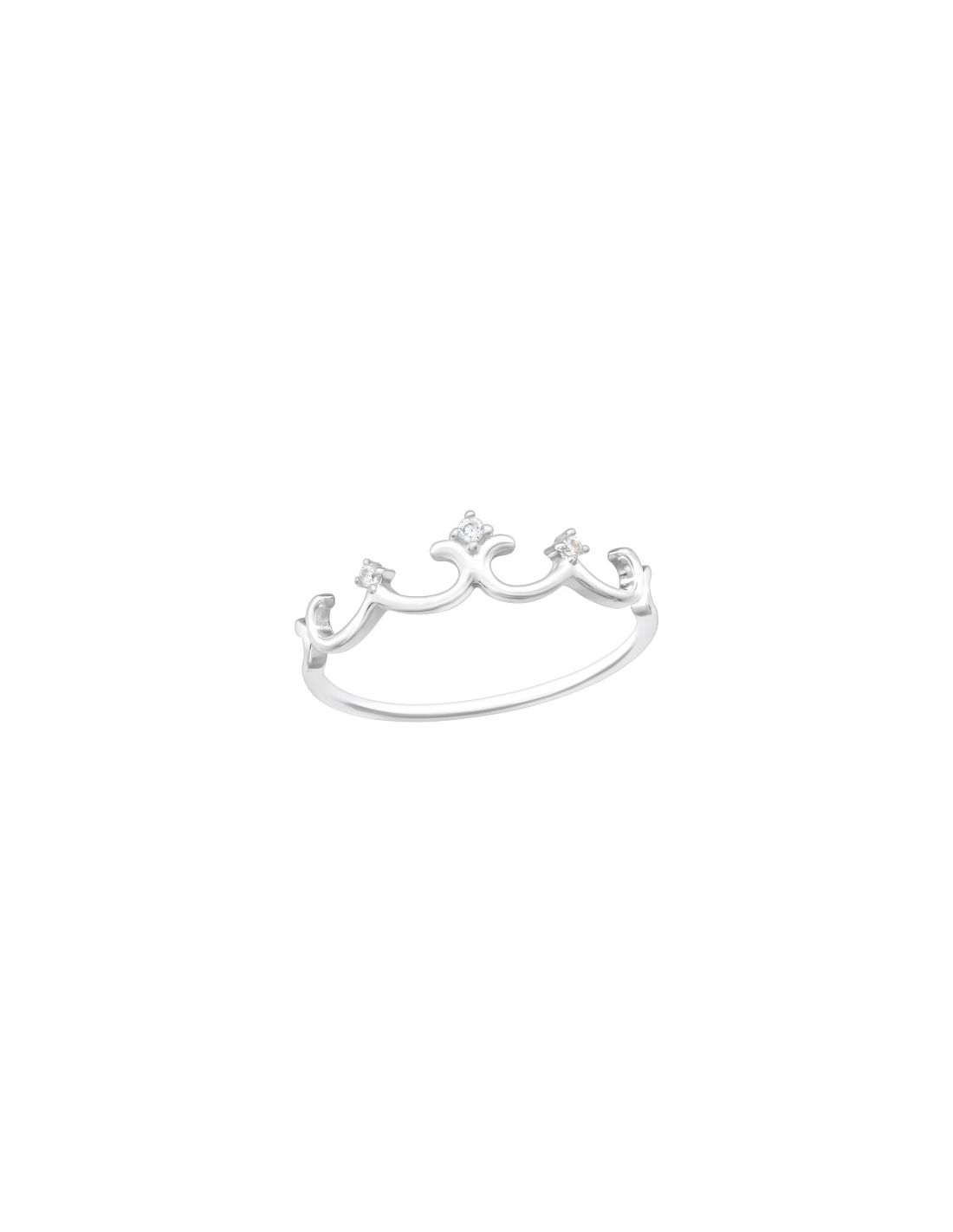 Anillo de plata 925 Crown Talla  5.5