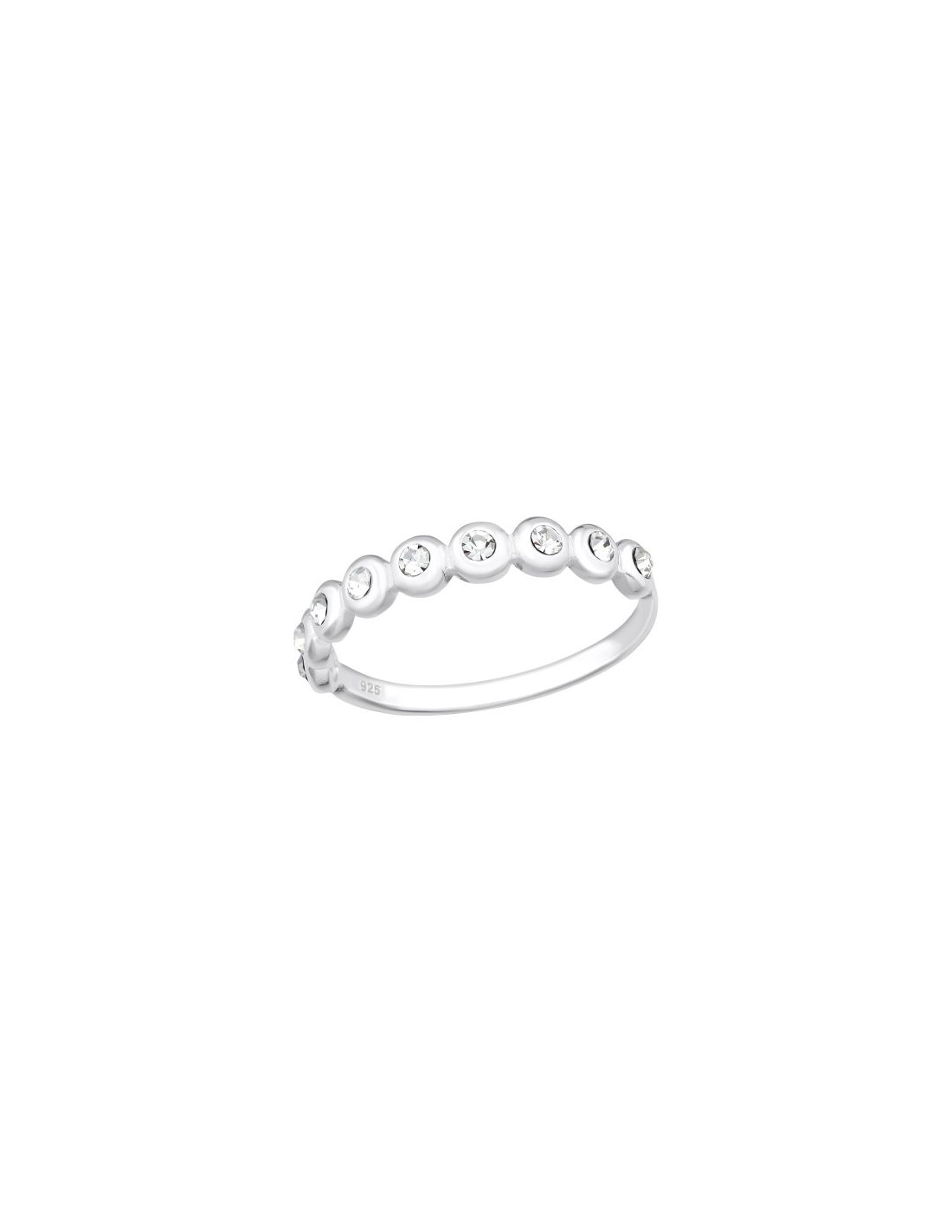 Anillo de plata 925 Dots Link Talla  8