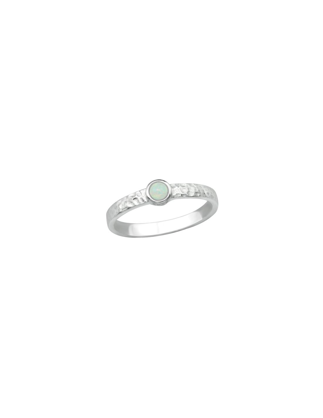 Anillo de plata 925 Hammered Talla  7.5