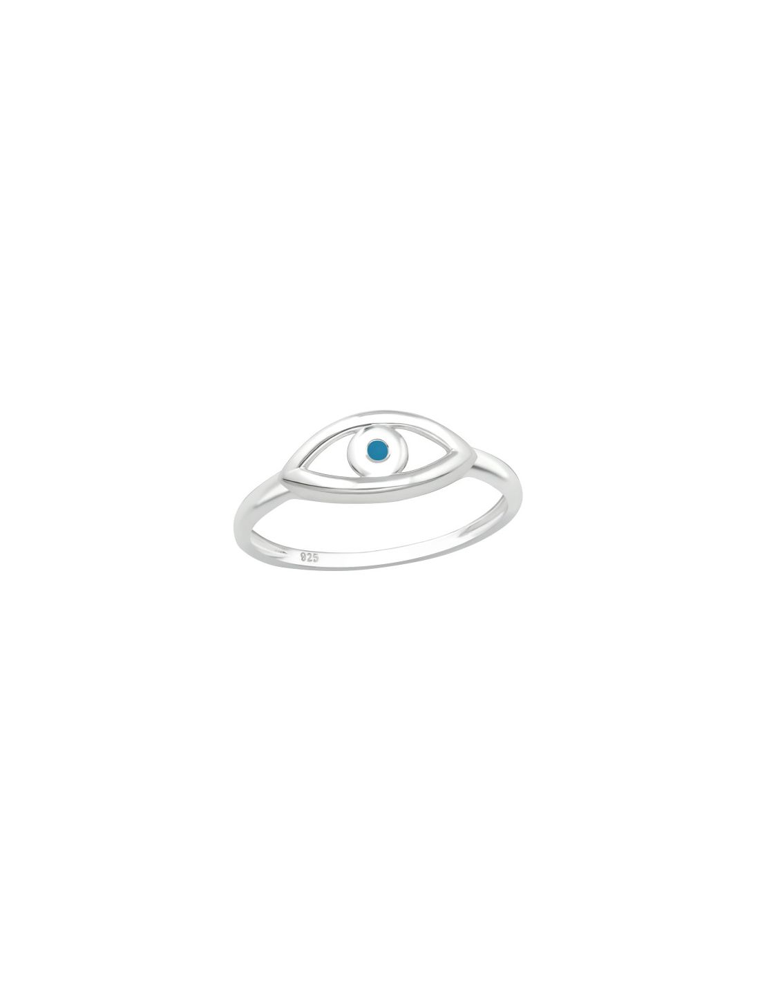 Anillo de plata 925 Evil Eye Talla  8