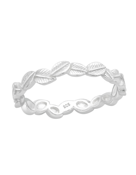 Anillo de plata 925 Leaf...