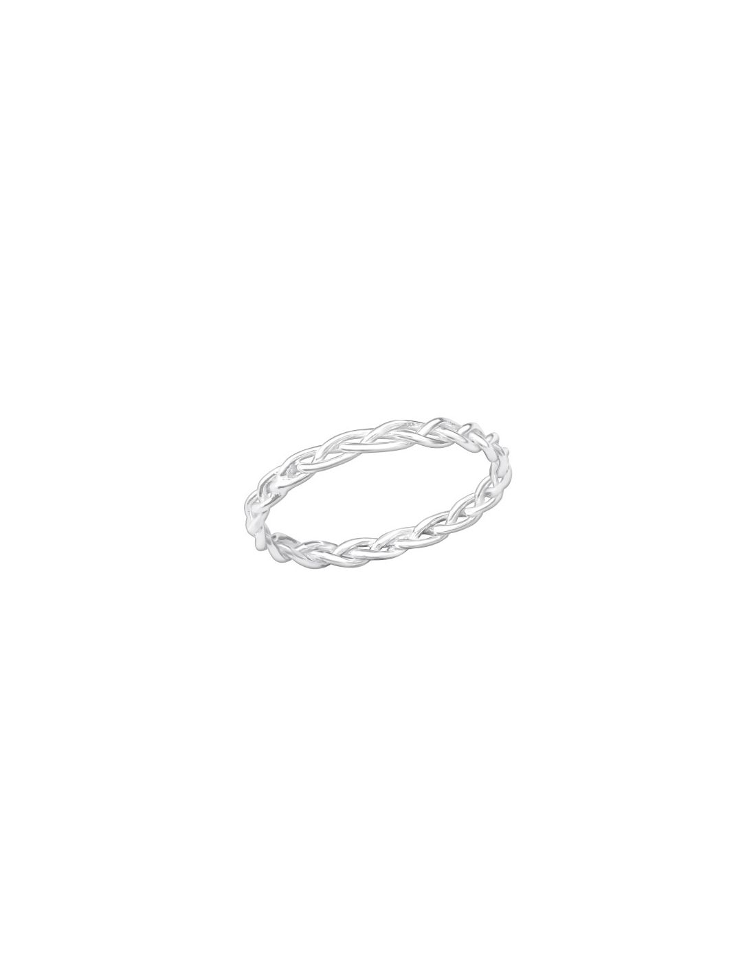 Anillo de plata 925 Silver Braided...