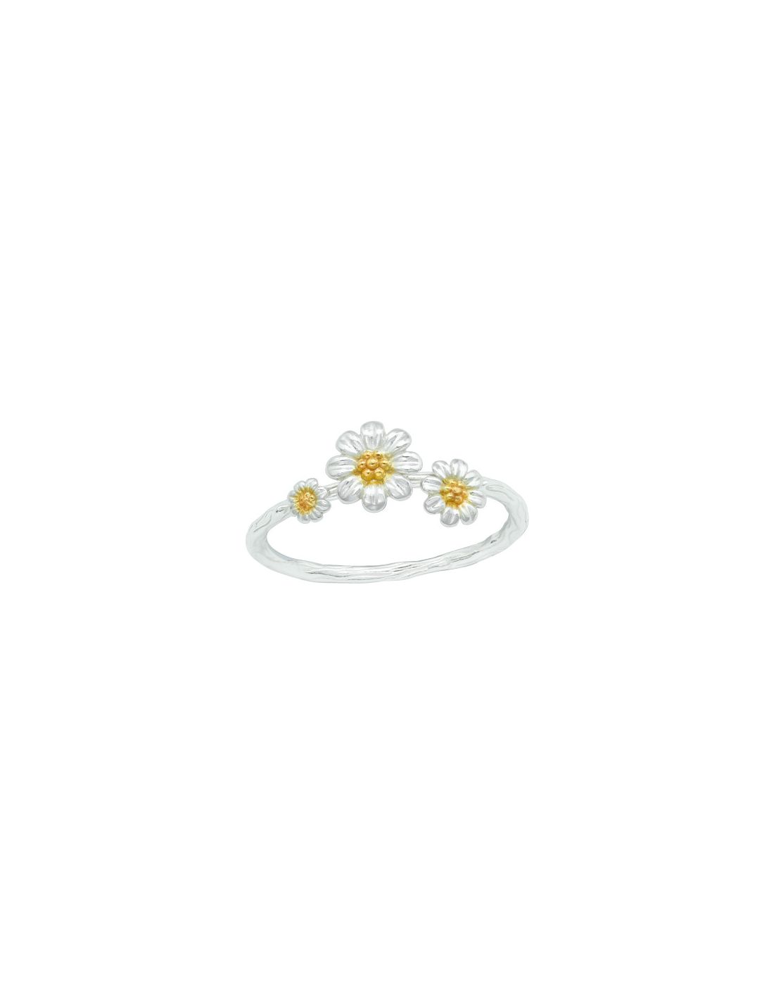 Anillo de plata 925 Flower Talla  8.5