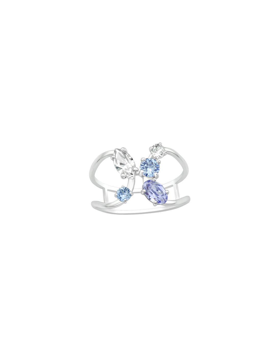 Anillo de plata 925 Geometric Talla  5