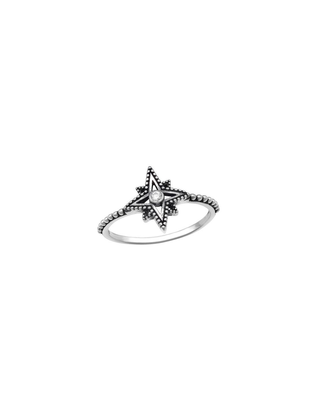 Anillo de plata 925 Star Talla  7