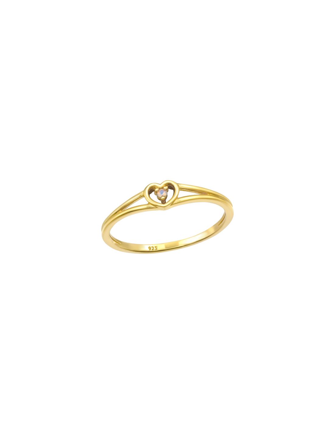 Anillo de plata 925 Heart Talla  7