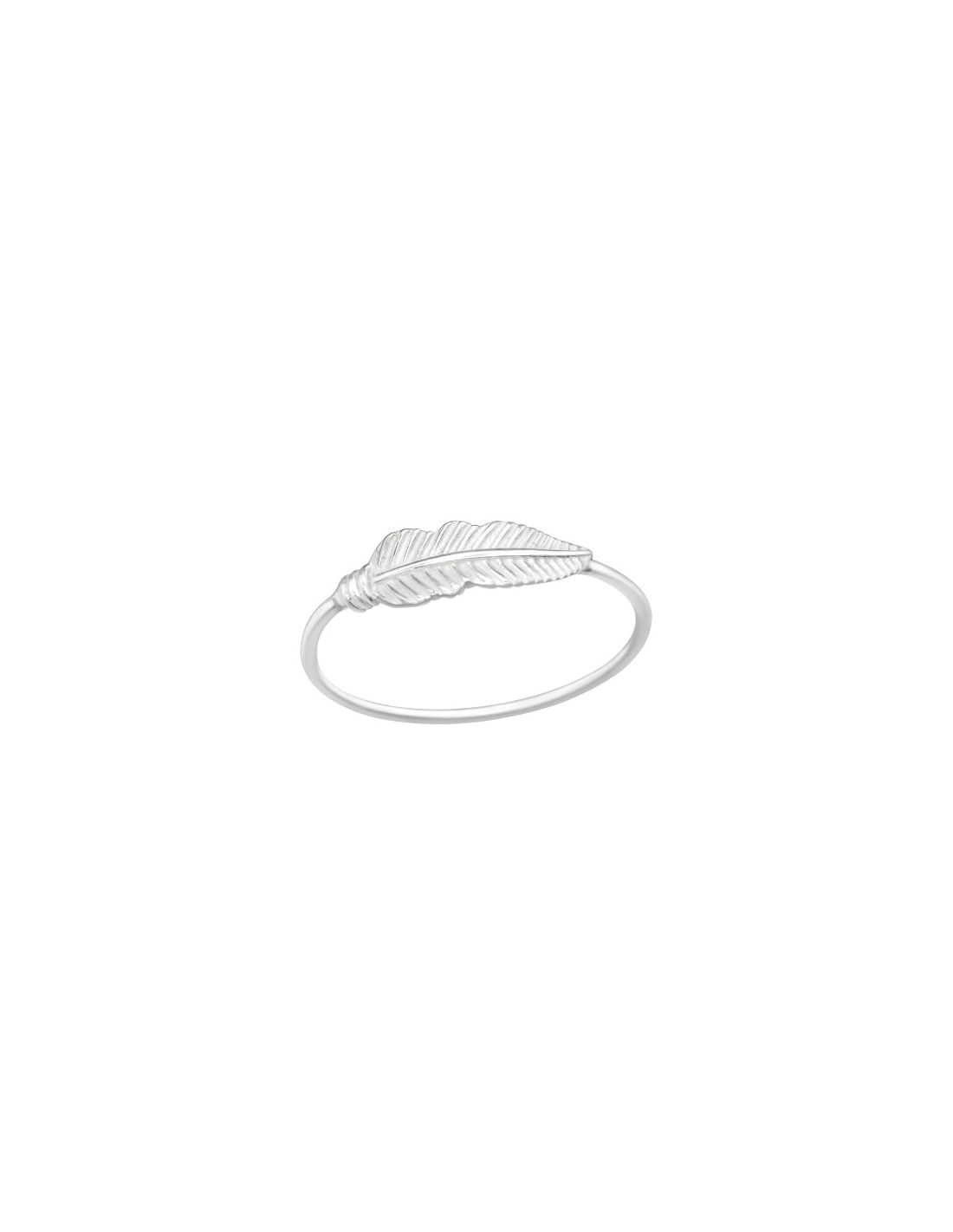 Anillo de plata 925 Feather Talla  7