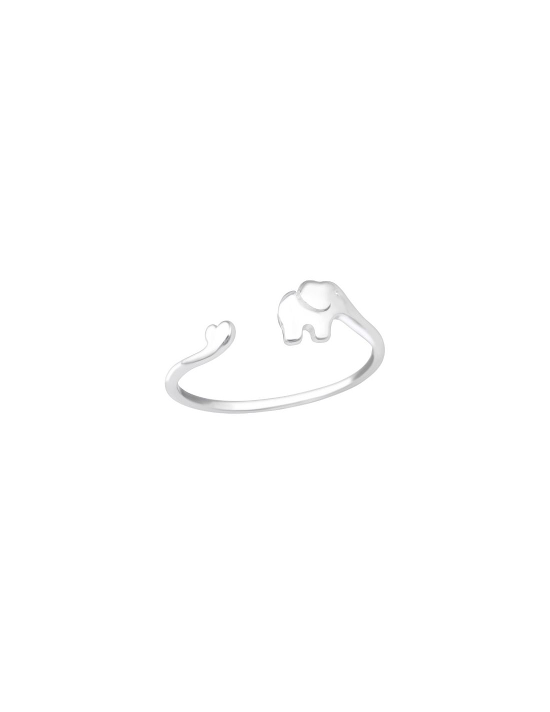 Anillo de plata 925 Elephant Talla  7