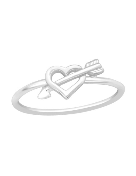 Anillo de plata 925 Heart...