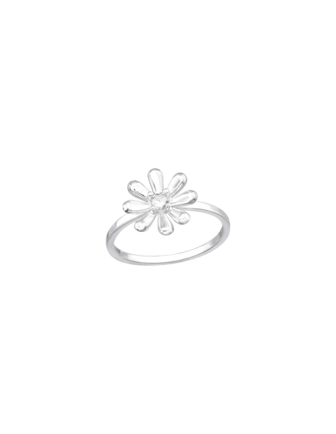 Anillo de plata 925 Flower Talla  8