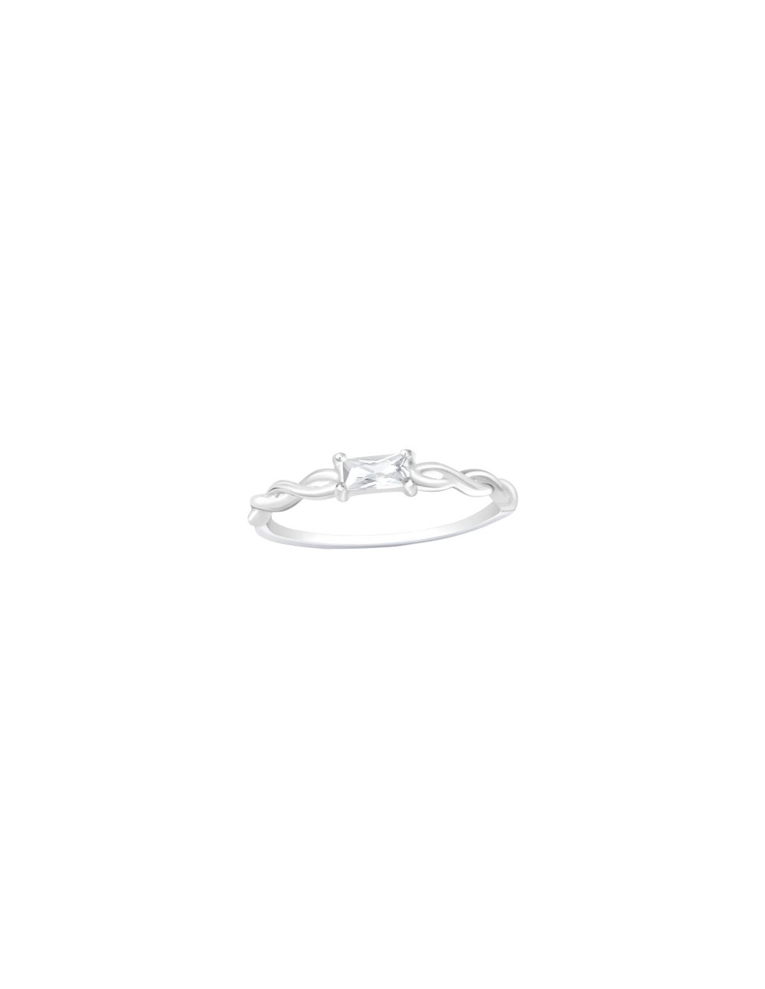 Anillo de plata 925 Rectangle Talla  7