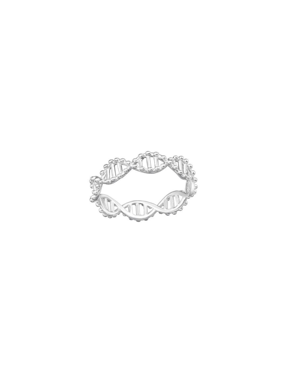 Anillo de plata 925 Double Helix...