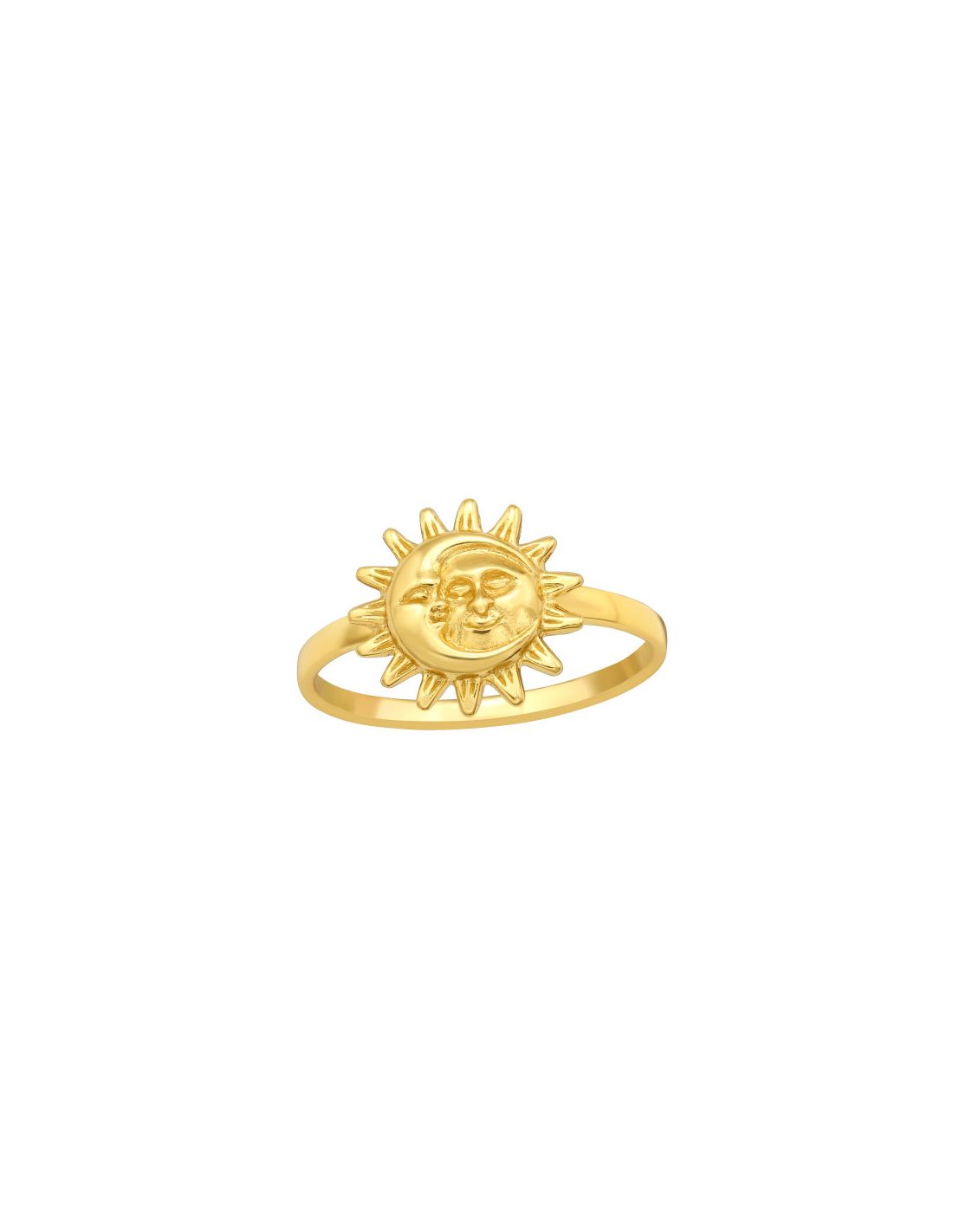Anillo de plata 925 Sun And Moon...