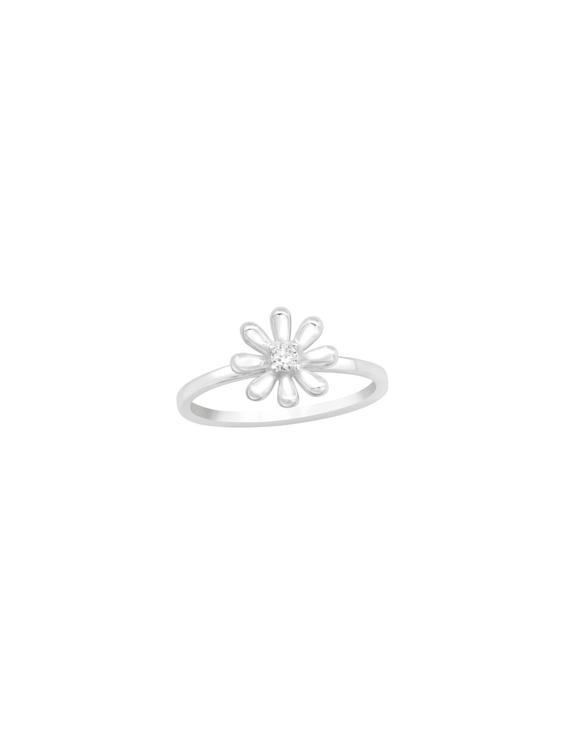 Anillo de plata 925 Flower Talla  8