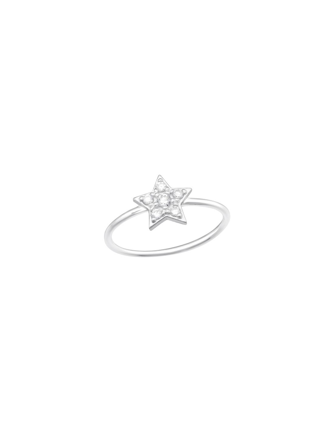 Anillo de plata 925 8Mm Star Talla  6