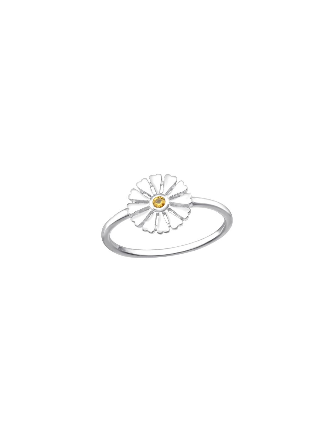 Anillo de plata 925 Flower Talla  7