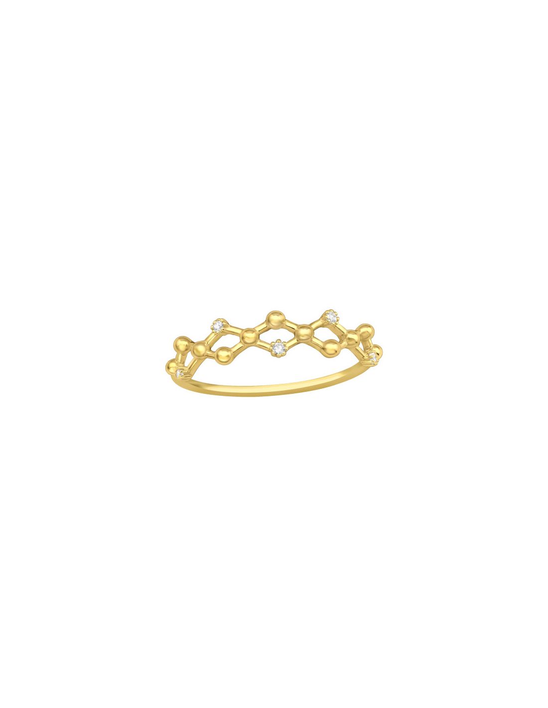 Anillo de plata 925 Patterned Talla  6