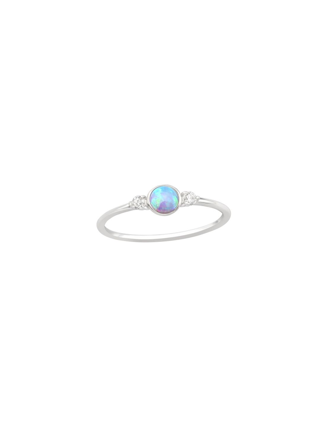 Anillo de plata 925 Round Talla  7.5