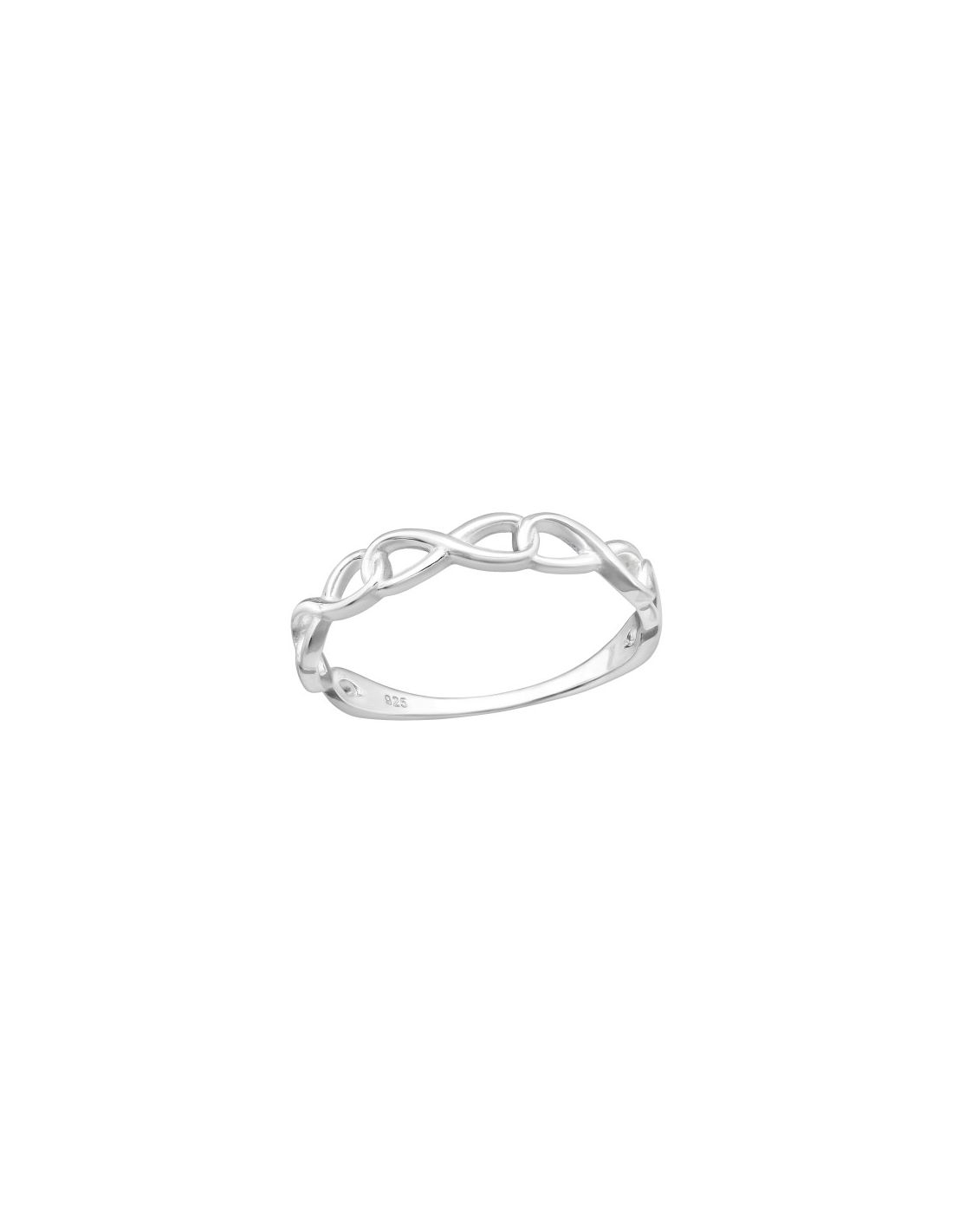 Anillo de plata 925 Infinity Talla  7