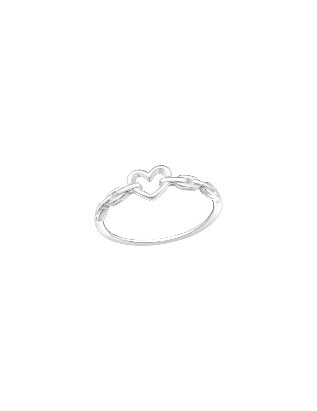 Anillo de plata 925 Heart Talla  6