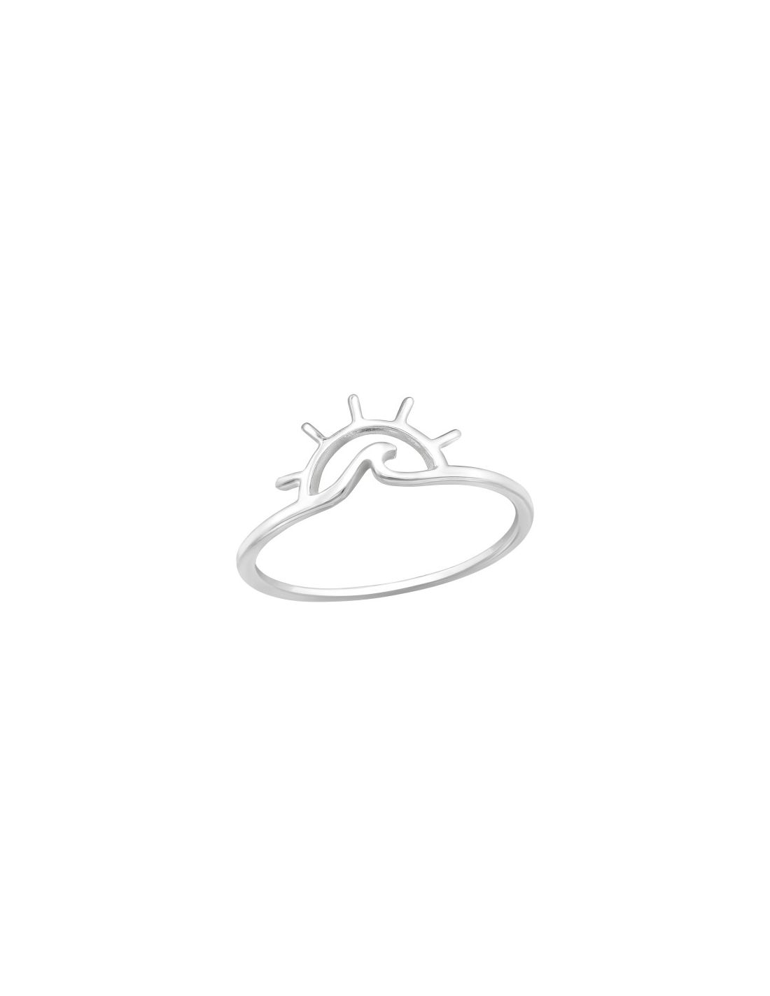 Anillo de plata 925 Wave Talla  7