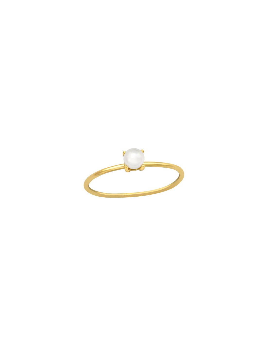 Anillo de plata 925 Round 4Mm Talla  6