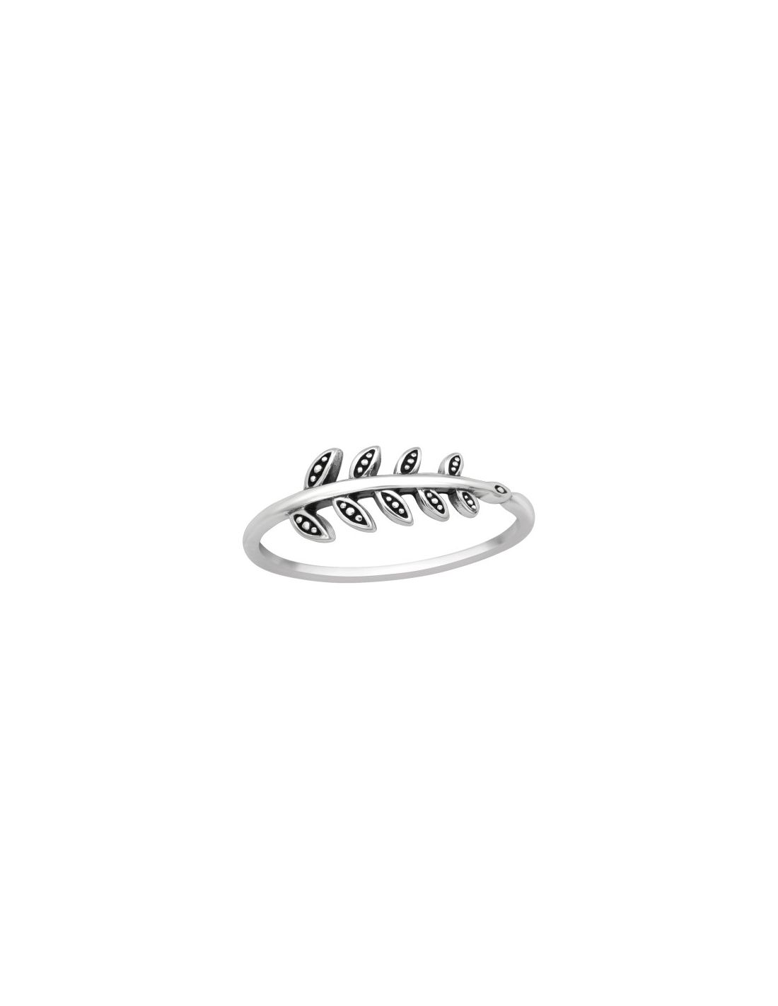 Anillo de plata 925 Leaves Talla  8