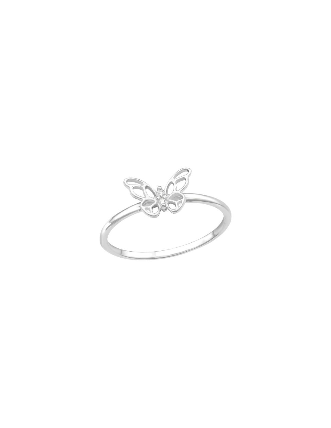 Anillo de plata 925 Butterfly Talla  8