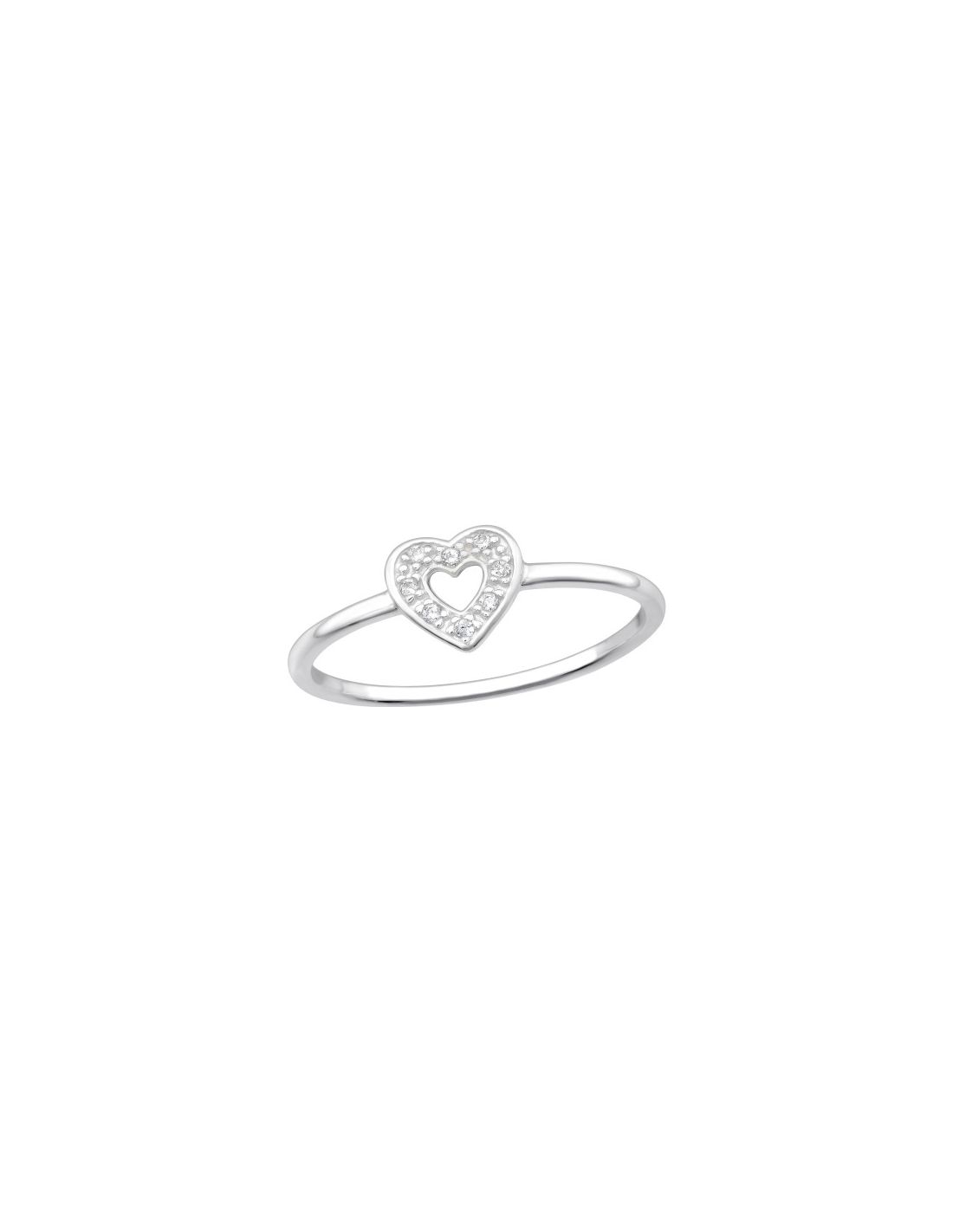 Anillo de plata 925 Heart Talla  7