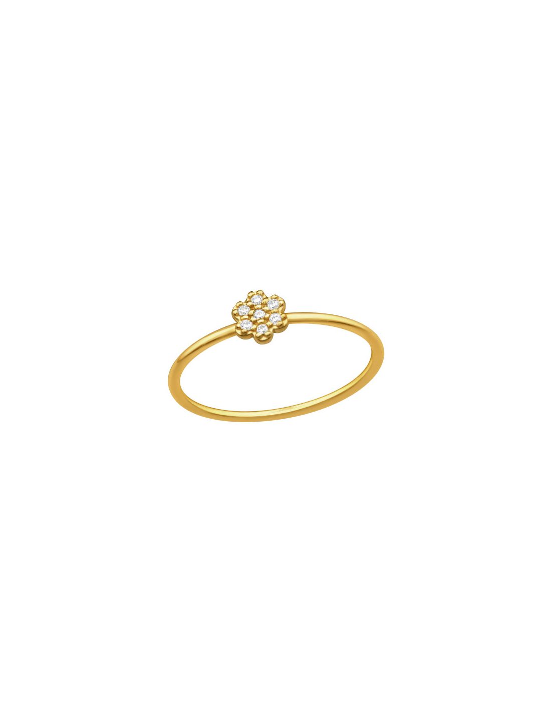 Anillo de plata 925 Flower Talla  6