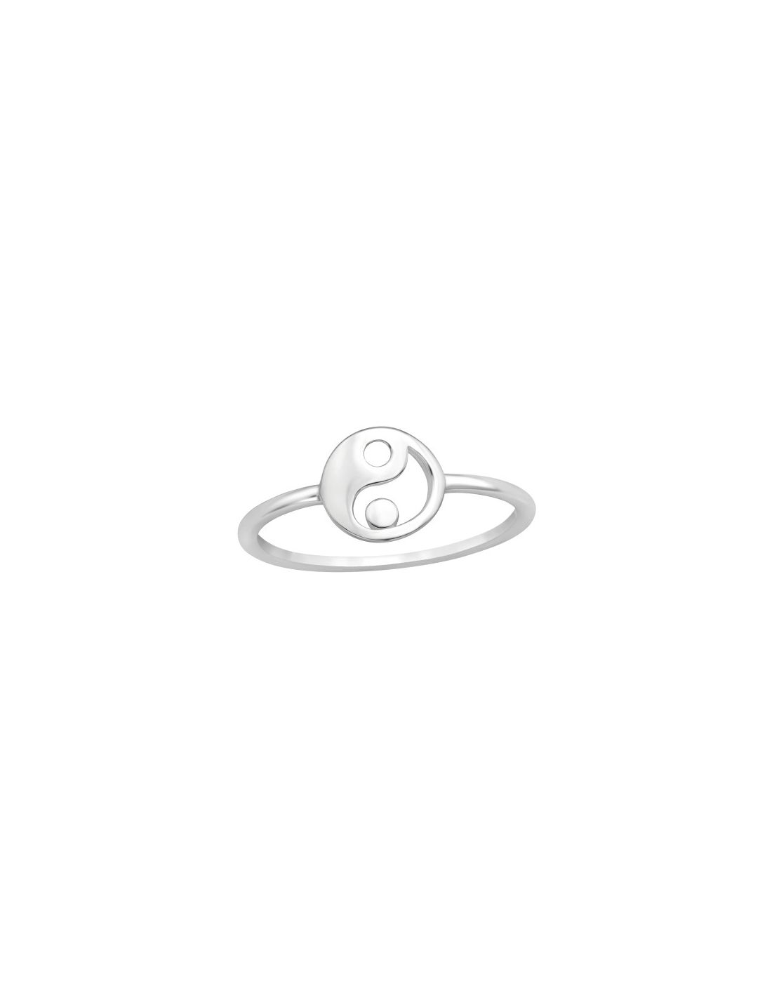 Anillo de plata 925 Yin Yang Talla  7