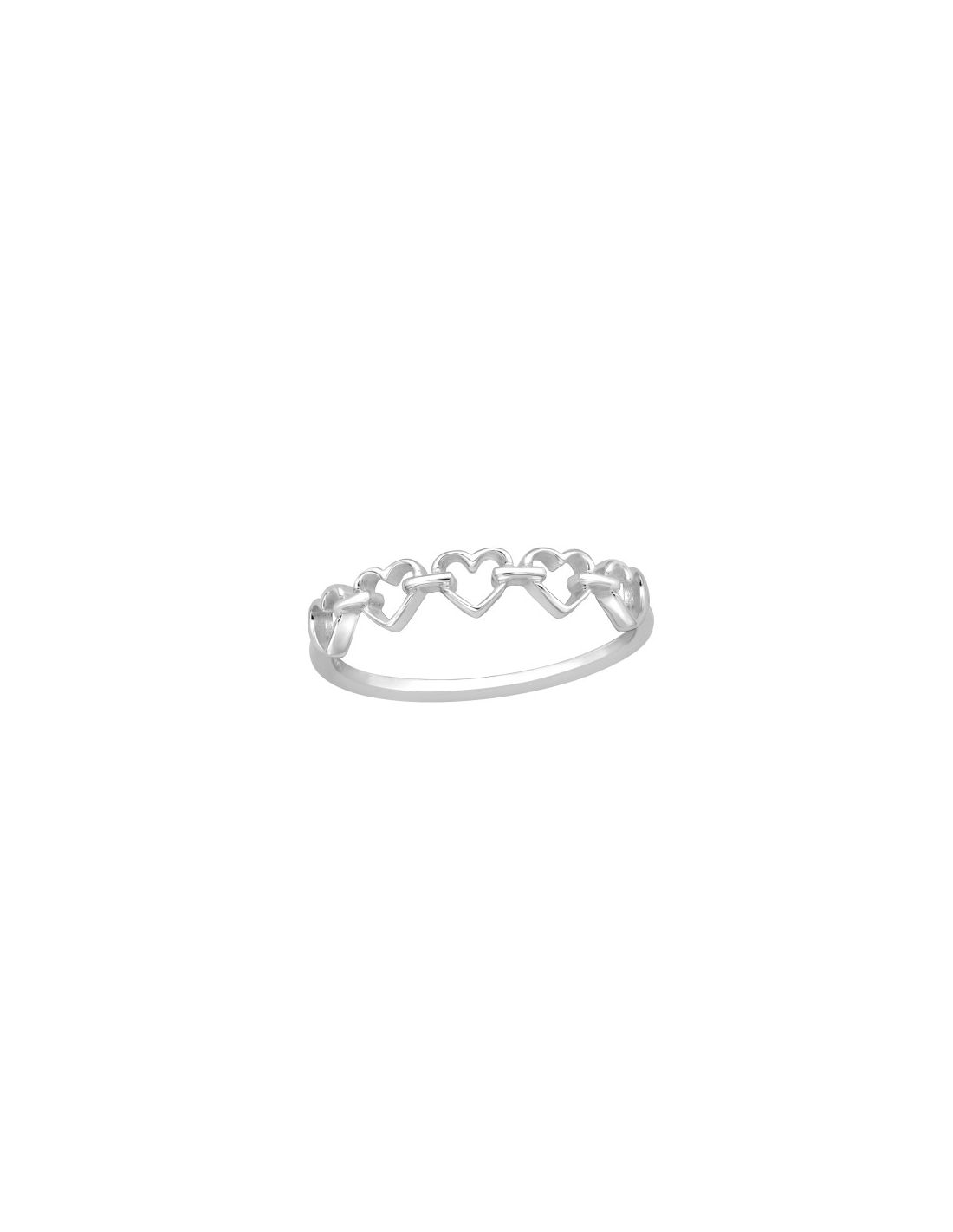 Anillo de plata 925 Heart Talla  8