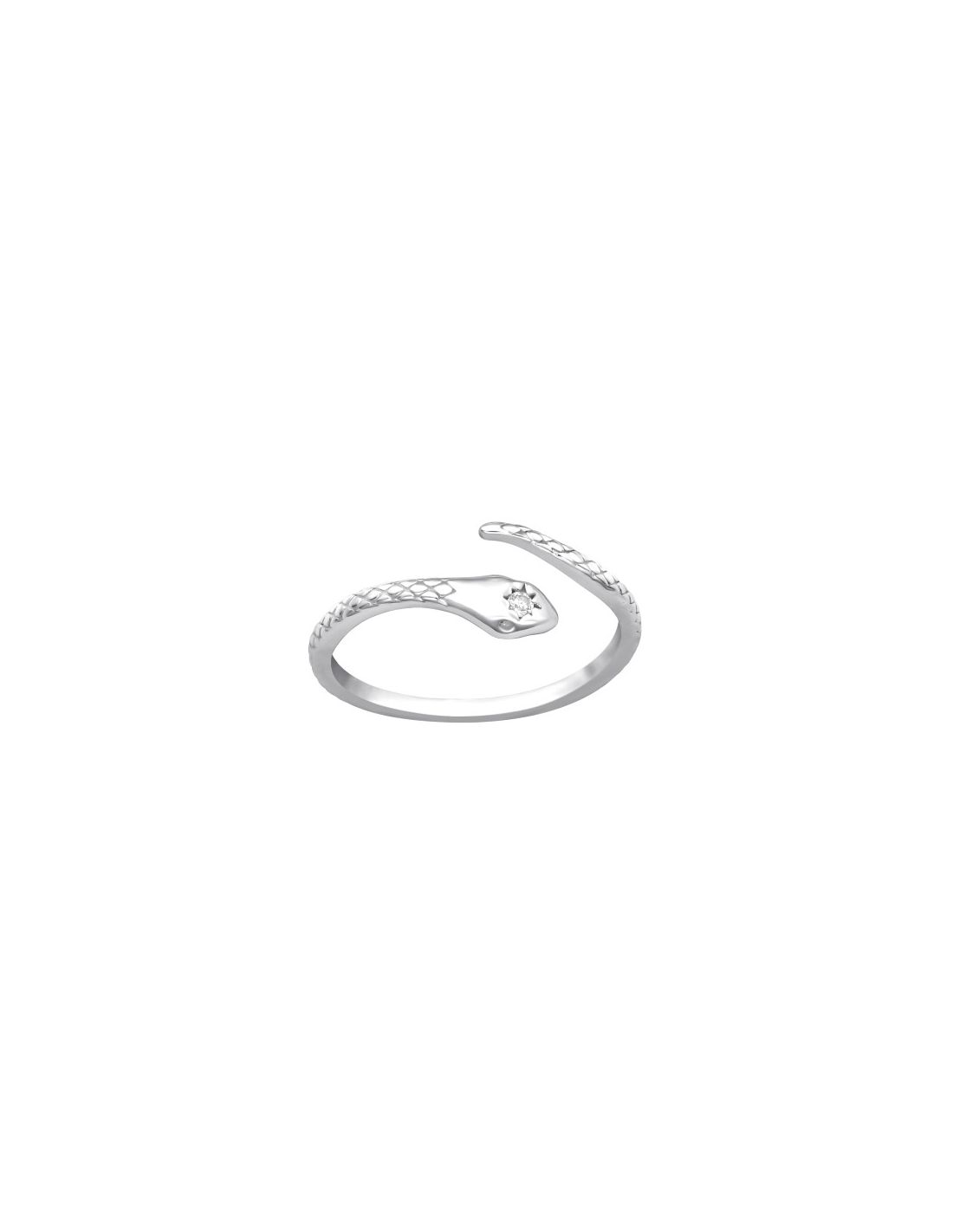 Anillo de plata 925 Snake Open Talla  7