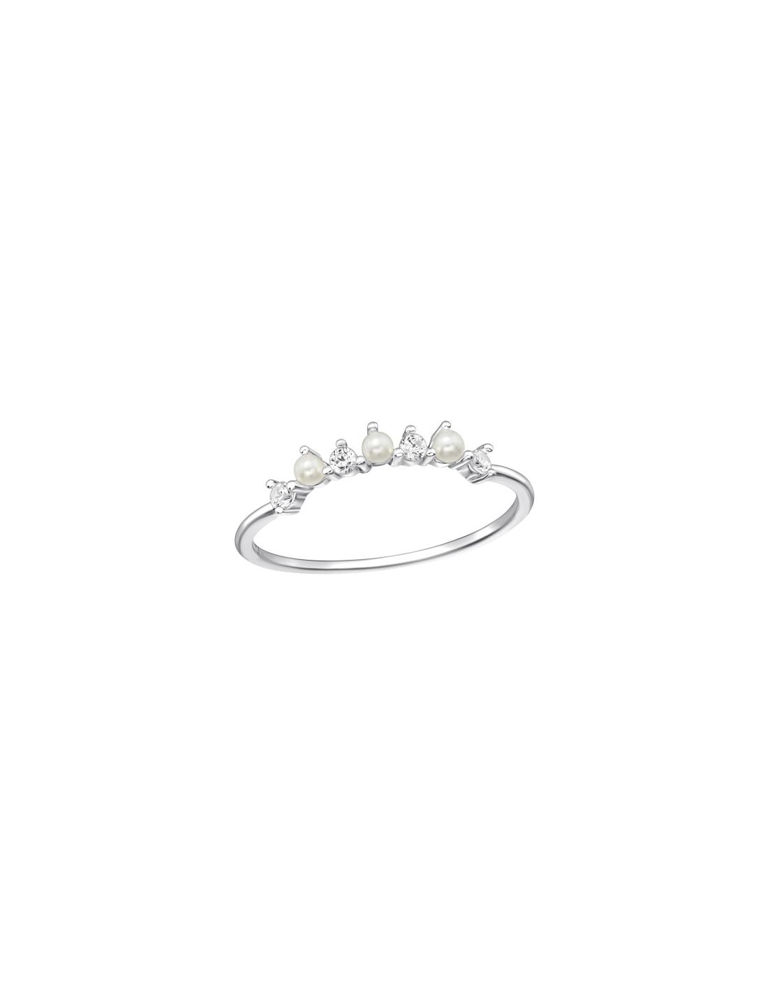 Anillo de plata 925 7 Stone Talla  8
