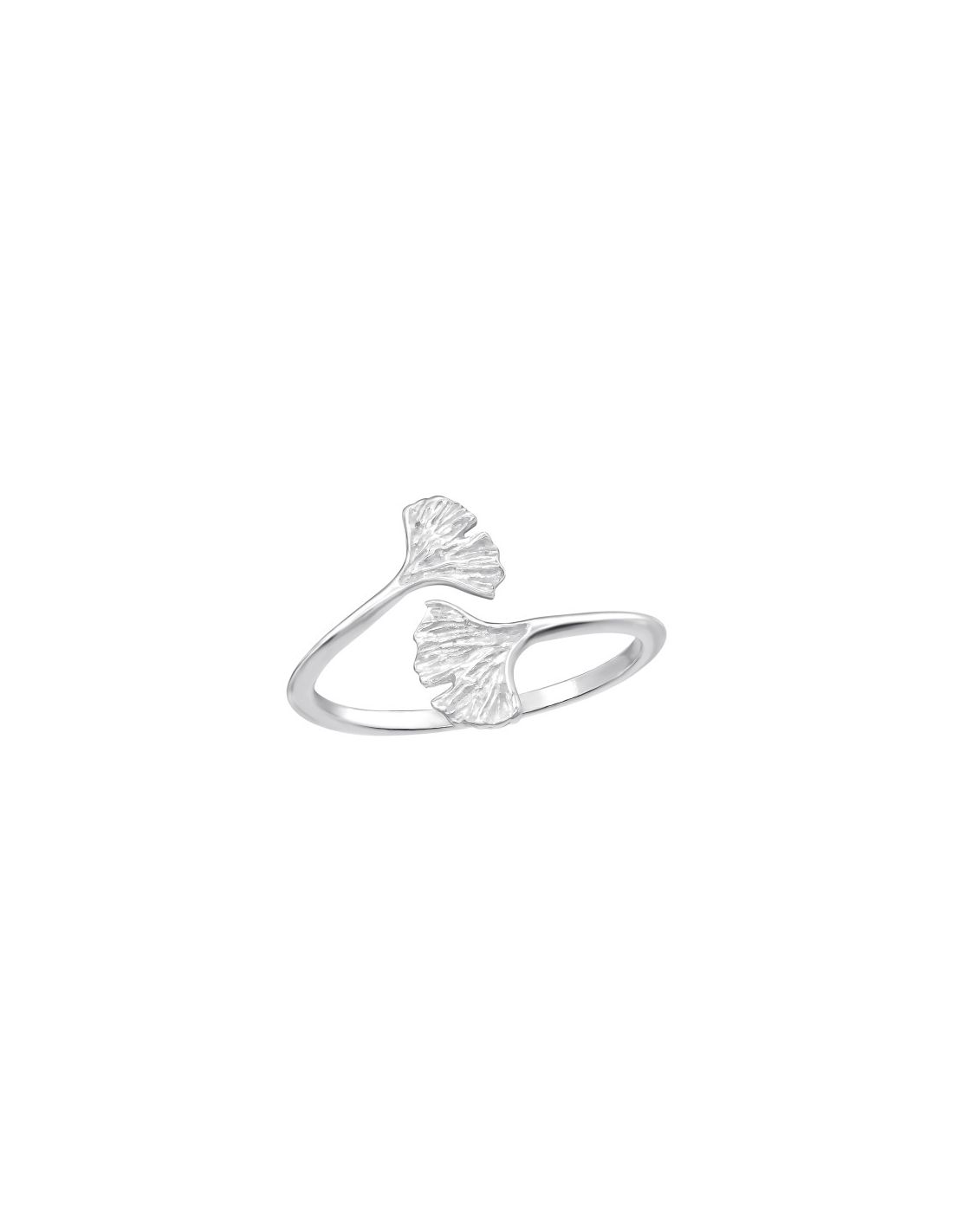 Anillo de plata 925 Ginkgo Leaf Talla  5