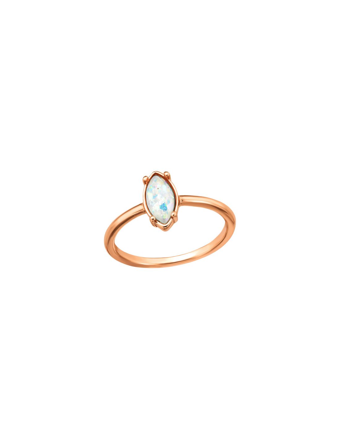 Anillo de plata 925 Marquise Talla  8.5