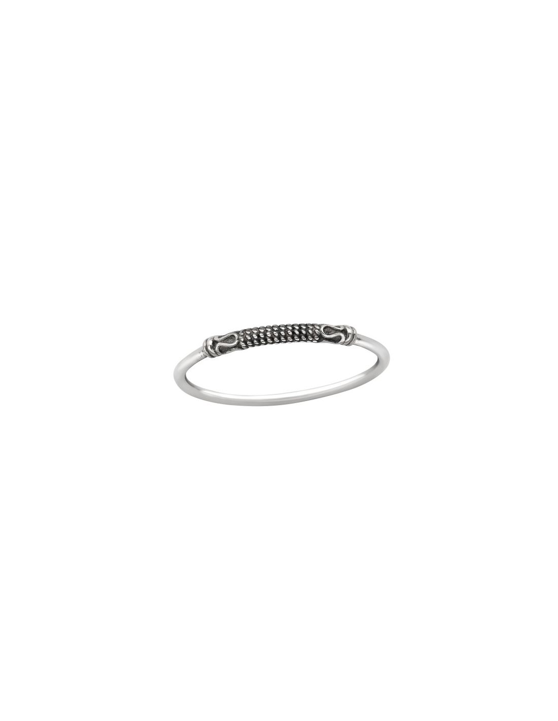 Anillo de plata 925 Bali Rope Talla  8
