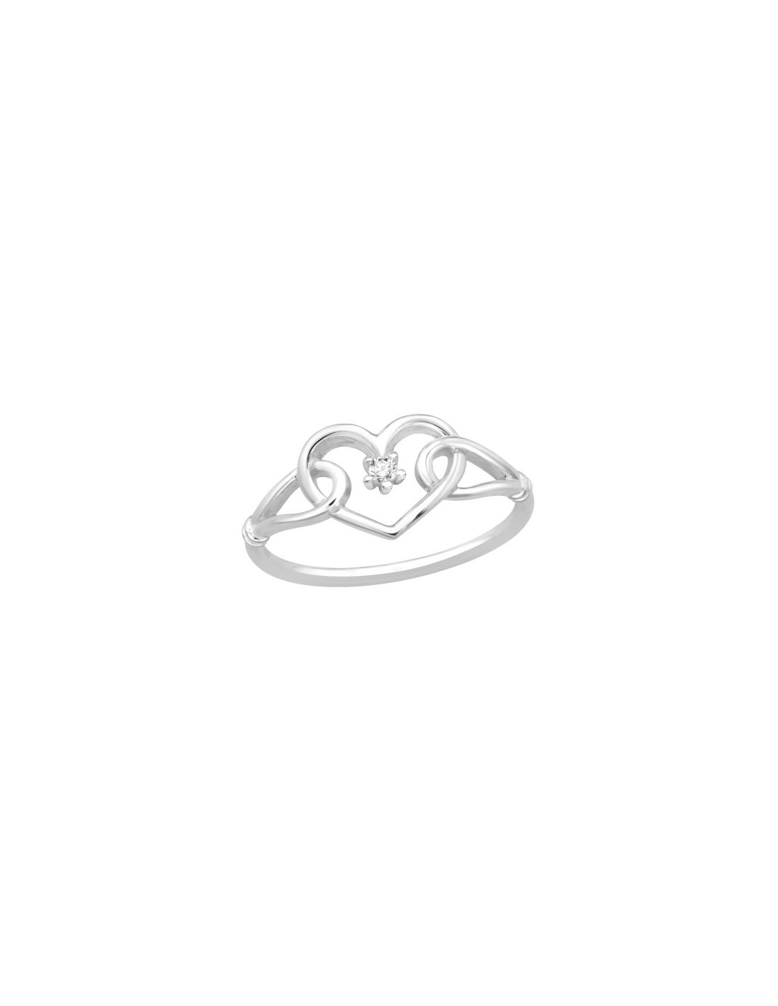Anillo de plata 925 Heart Talla  6