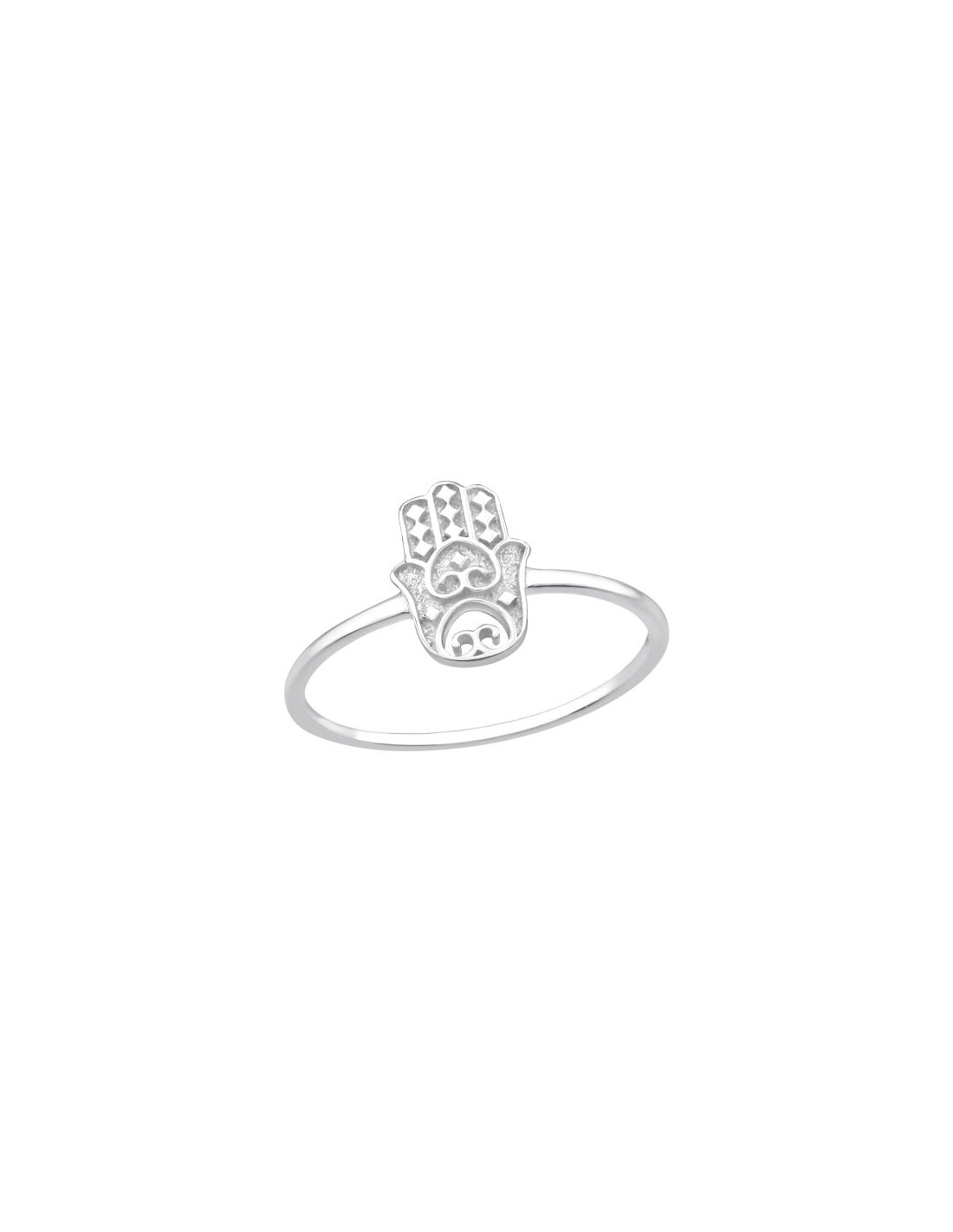 Anillo de plata 925 Hamsa Talla  6