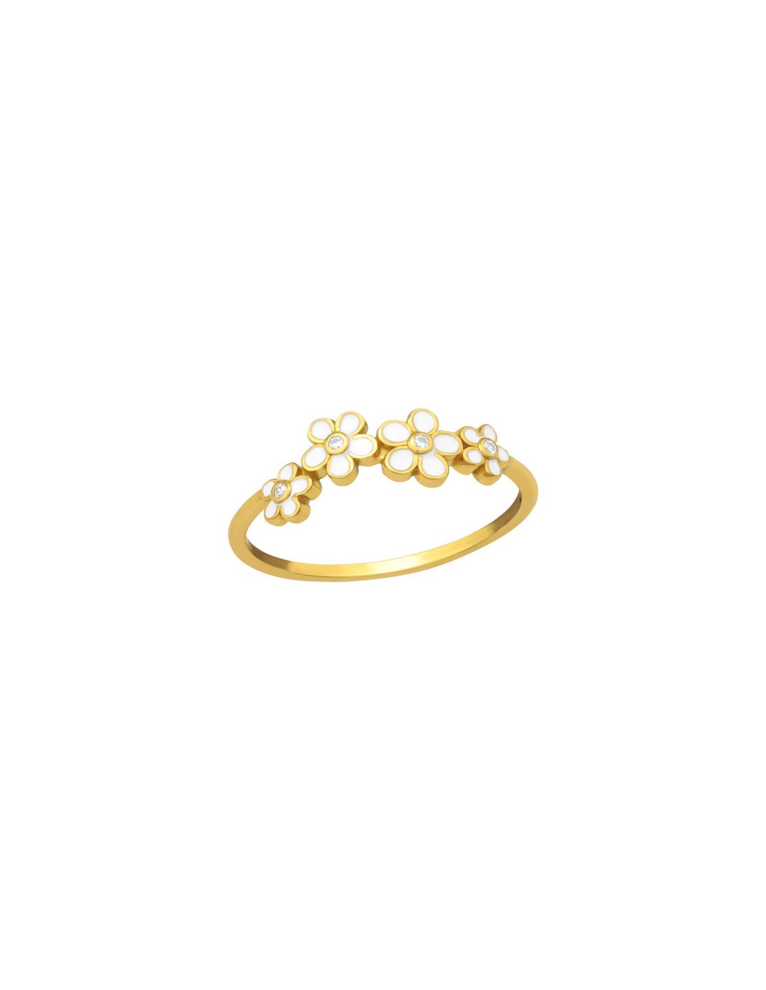 Anillo de plata 925 Daisies Talla  7