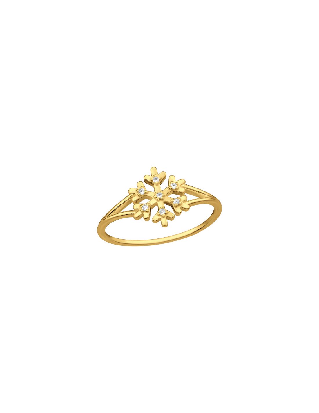 Anillo de plata 925 Snowflake Talla  6
